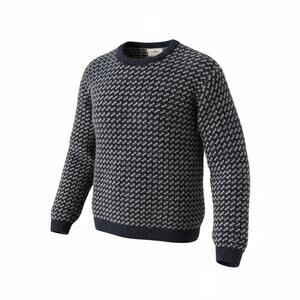 Vtg 80s LL Bean Norwegian Wool Sweater Nordic Knit Made in Norway Scandi Classic